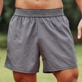 thumbnail image 1 of Pantalones cortos deportivos para hombre cintura elástica bolsillo para toalla lazo para correr baloncesto gimnasio atlético ajuste holgado pantalones cortos casuales de secado rápido, 1 of 7
