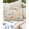thumbnail image 6 of Butterfly Floral Vintage King Size Pillow Cover, Pillowcase Protectors with Zipper, Breathable Decorative Throw Pillow Case Cover, Pillow Shams for Couch Sofa 20x36Inch, 6 of 7