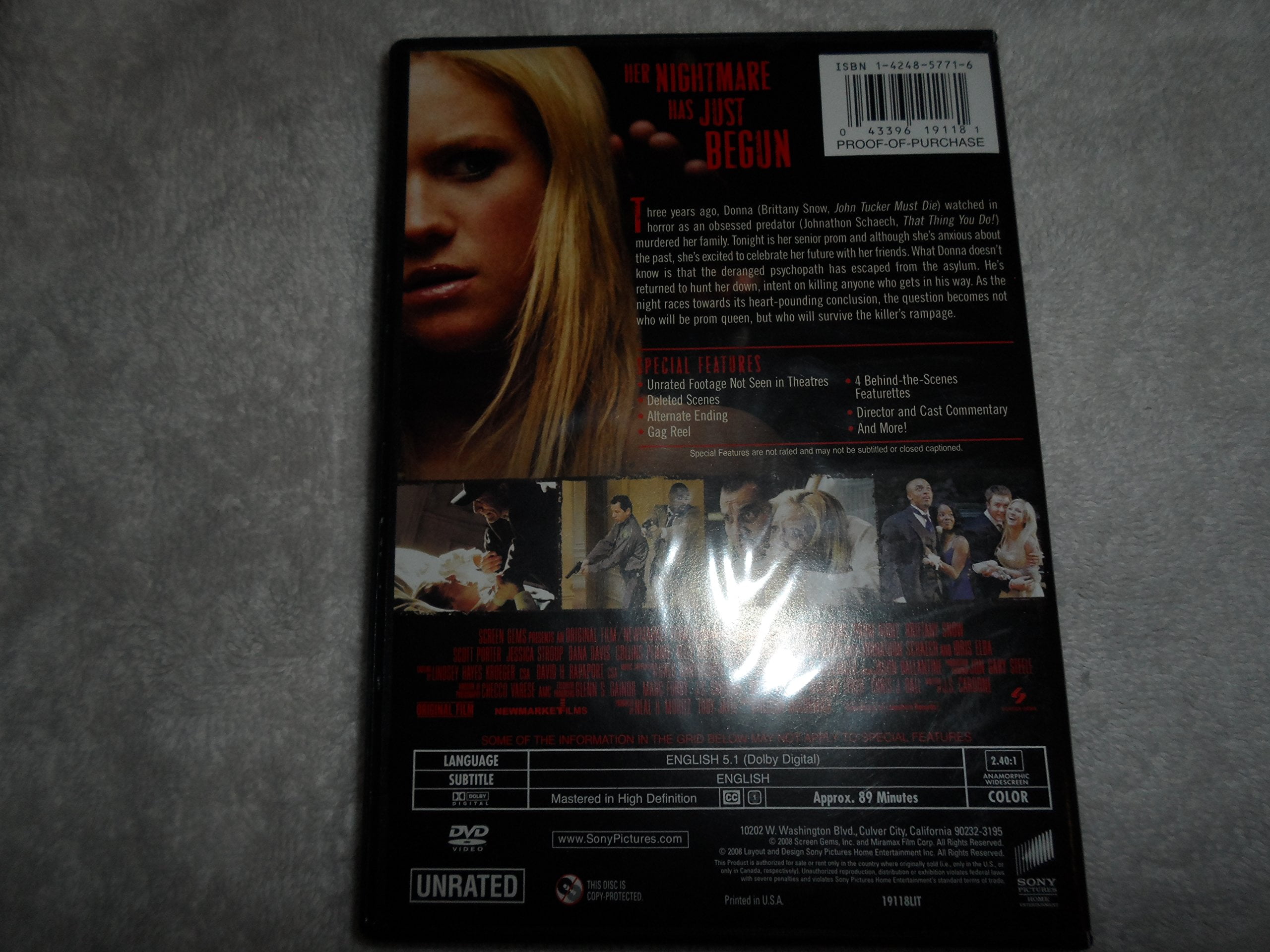 Sony Pictures - Prom Night [DIGITAL VIDEO DISC] - Walmart.com