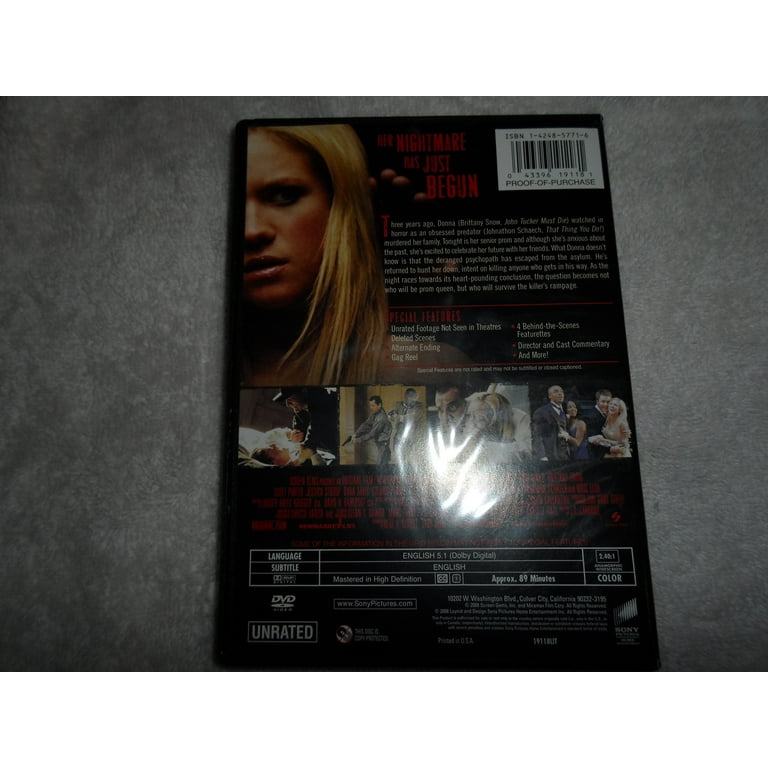 プロムナイト DVD ボックス Sony Pictures - Prom Night [DIGITAL VIDEO DISC] - Walmart.com