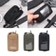 thumbnail image 2 of Bolso de mano, cartera, riñonera, minibolso, paquete deportivo, viaje, camping, cinturón de cintura Negro, 2 of 9