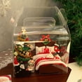 thumbnail image 1 of Modelo de Árbol de Navidad Artesanal BLESIY Casa de Muñecas en Miniatura, 1 of 8