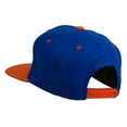 thumbnail image 3 of Light Bulb Idea Embroidered Snapback Cap - Royal Orange OSFM, 3 of 5