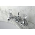 thumbnail image 2 of Kingston Brass Celebrity Widespread Lavatory Faucet with Crystal Handle, Chrome, 2 of 2