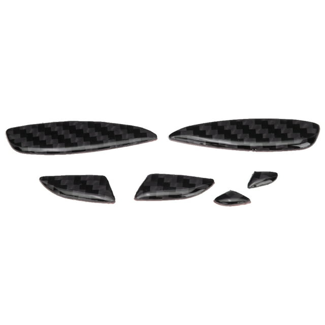 Ajuste del botón de ajuste del asiento de fibra de carbono de 6 piezas para Mercedes Benz Clase C W205 16-19 Jadeshay A