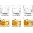 thumbnail image 2 of LEMONSODA Premium Double Rocks Whiskey Glasses - Set of 6 Cocktail Glasses - 12oz, 2 of 8
