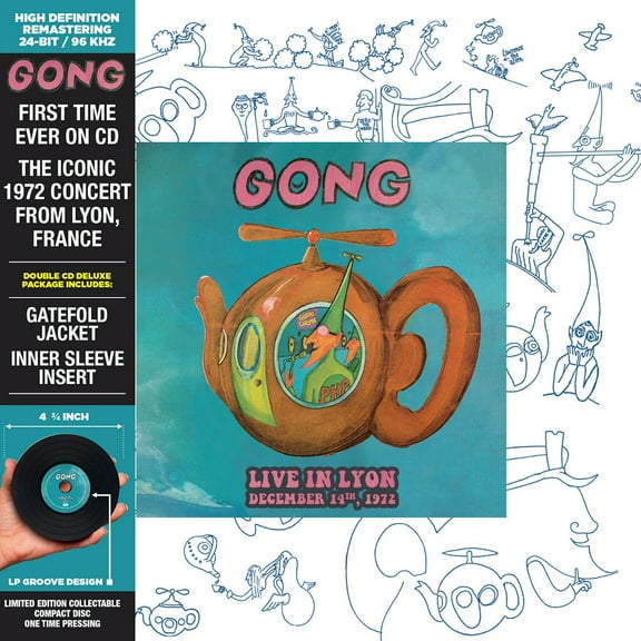 Gong - Live in Lyon 1972 - Music & Performance - CD
