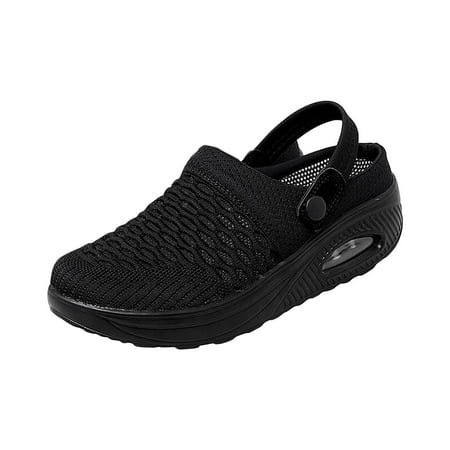 

Babysbule Womens Clearance Sandals Women s Shoes Low-top Casual Flying Woven Socks Lightweight Lazy Walking Shoes Flying Woven Slippers