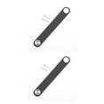 thumbnail image 2 of Toystoory Manijas de puertas de cuero Gabinetes Tiradores de cajones Herrajes para perillas de puertas Negro 2piezas Toystoory CBP209989, 2 of 6