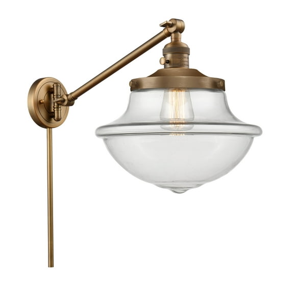 Innovations Lighting 237 Large Oxford Large Oxford 13" Tall Bathroom Sconce - Brass