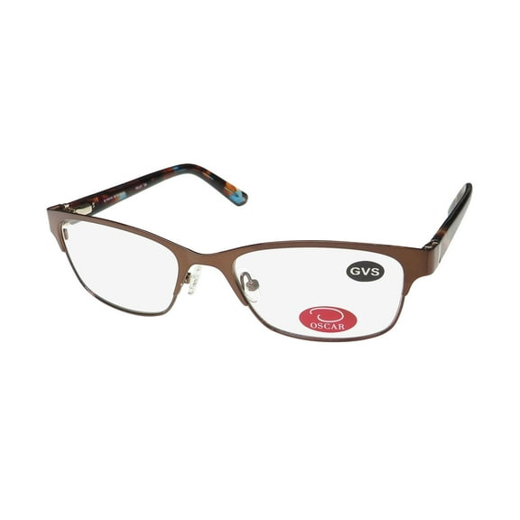 OSCAR DE LA RENTA OSL 471 CAT EYE EYEGLASS FRAME/GLASSES METAL STAINLESS STEEL