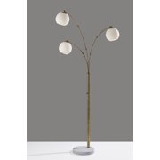 Adesso Home Brand Remi Arc Lamp in Antique Brass Color