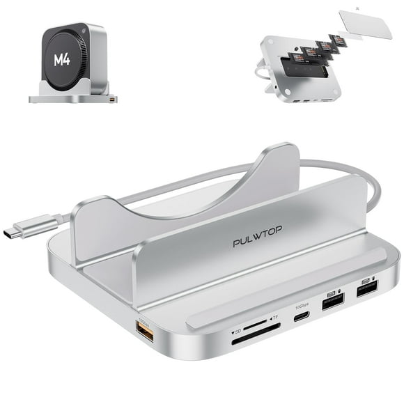 Hub Stand USB-C y carcasa SSD M.2 de 4 TB para Mac mini M4