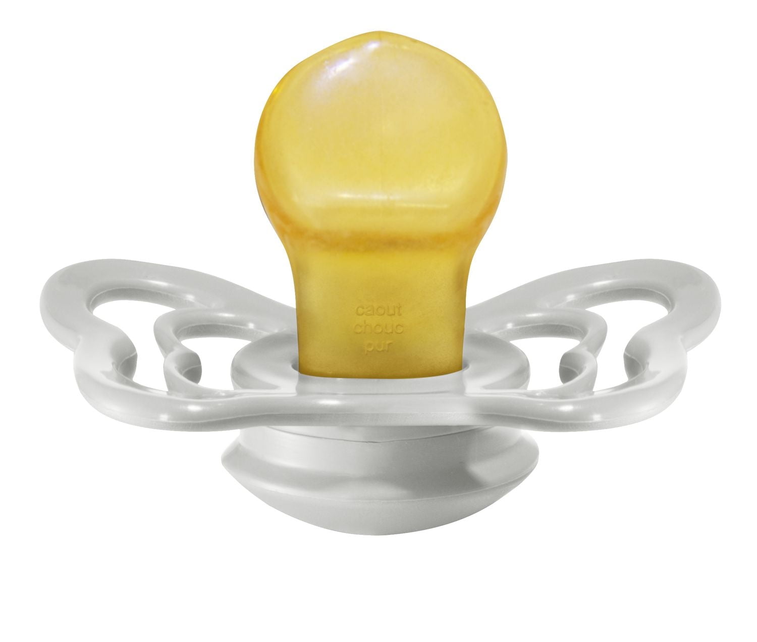 Sucettes BIBS – Couture | Sucette à Tétine Orthodontique | Sucette en Caoutchouc Naturel Sans BPA | Fabriqué au Danemark | Ensemble de 2 Sucettes (0-6 Mois)