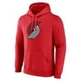 thumbnail image 2 of Men's Fanatics  Red Portland Trail Blazers Primary Logo Pullover Hoodie, 2 of 3