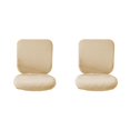 thumbnail image 2 of Guardoinrt Soft and Breathable Swivel Chair Cover Seating Experience Beige Backrest + Cushion Cover 2Set, 2 of 6