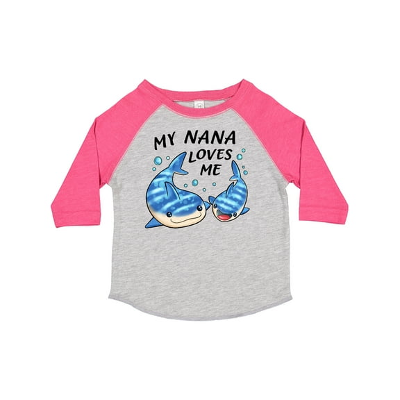 Inktastic My Nana Loves Me Whale Shark Boys or Girls Toddler T-Shirt
