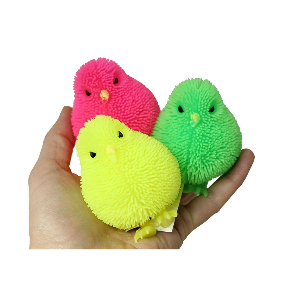 Bulk 12 Puffer Chicks Easter Toy