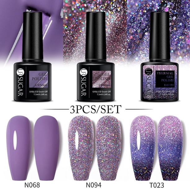 UR SUGAR Gel Esmalte Set Uñas Térmicas Semi Permanente Vernis UV LED Barniz Soak Off Nail Art De Gao Jinjia unisex
