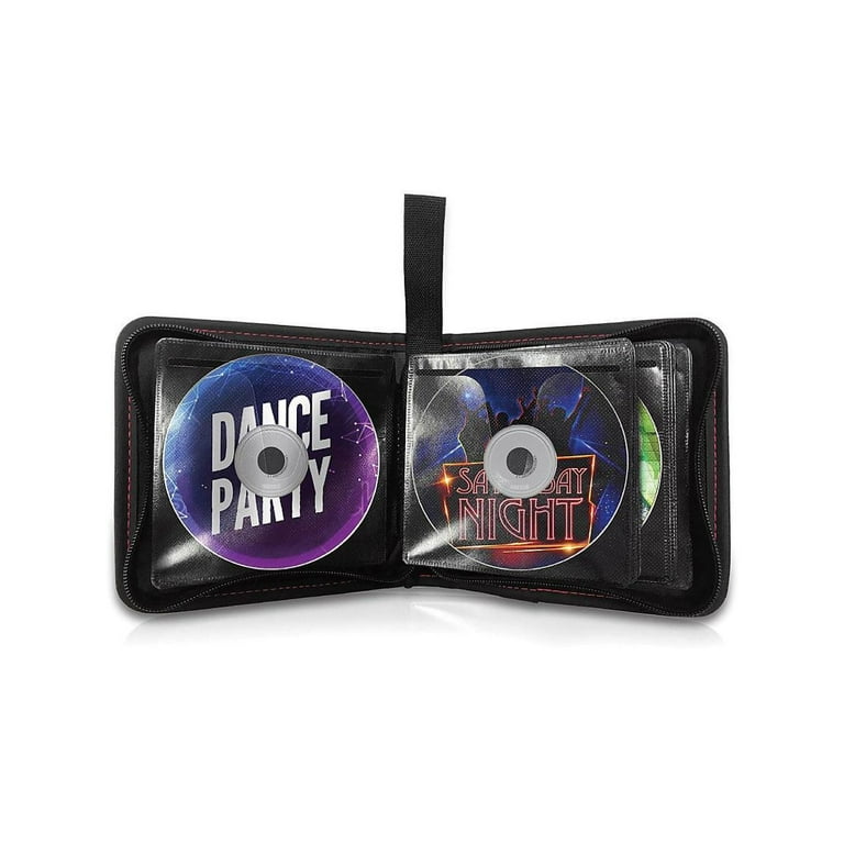 Maxell Traditional CD & DVD Travel Case Sleeve - Polypropylene