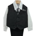 thumbnail image 2 of B-One Kids Boys' Formal Vest Suit Set, 4 Piece, Sizes 2T-14, 2 of 6