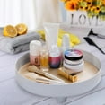 thumbnail image 3 of DOLITY European Retro Vanity Tray Dressing Table Jewelry Cosmetic Perfume Storage Key Tray Decoration Display Home Ornament Gray, 3 of 8