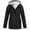 Black 1, variant on Besolor Raincoat for Women Warm Winter Windbreaker Fleece Lined Zip-Up Hooded Coats Outdoor Waterproof Rain Jacket