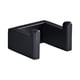 thumbnail image 2 of Ganchos de pared de acero inoxidable Macarena colgantes para toalla ropa sombrero bolsa de garaje baño Negro 65x4x6cm Ganchos Adhesivos, 2 of 6