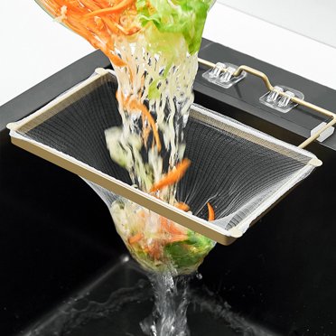 Sink Waste Rack With Filter Bags - Suction Cup Food Collector For Cleaner Drains