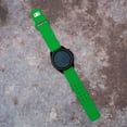 thumbnail image 2 of Classic Colors Silicone Sport Watch Band Compatible with Samsung Galaxy Watch (22mm Clover), 2 of 5