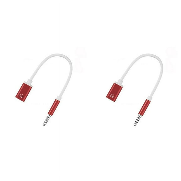 2pcs 3.5mm Male to Type C Female Audio Cable Cord, Analog Audio Jack Headphone Audio Adapter for MP3 Player,A
