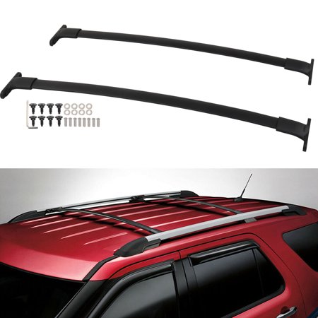 Top Roof Rack Cross Bars Crossbars Luggage Carrier For 2016-2018 Ford Explorer