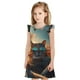 thumbnail image 1 of Fotbe Cool Cat Driving Sunset Vestido de Dormir para Niñas de 3 a 10 Años, Mangas Cortas, Estilo Princesa, Pijama Camisón con Mangas Voladas-X-Large, 1 of 6