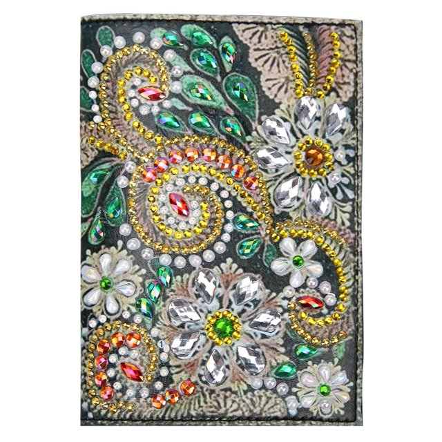Funda Cuero PU Con Pintura Diamantes Manualidades Creativas Formas Especiales DIY