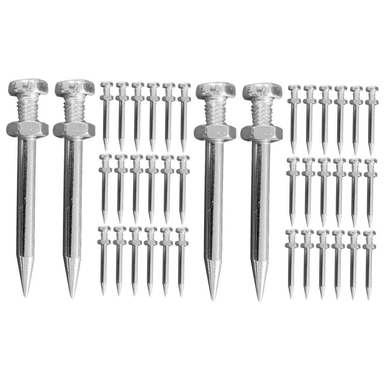 HOMEMAXS 40 Pcs Aerator Shoe Accessories Aerator Pegs Aerator Nails Aerator Stake for Shoe Aerator Supplies