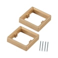 thumbnail image 4 of GROWTH TANK 2 Pieces Single Socket Spacers Switche Accessory for Office Living Room Home golden, 4 of 9