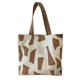 thumbnail image 2 of Bolsa de mano para mujer, bolsas de comestibles reutilizables, para regalos de Navidad, compras y playa MFZFUKR CPB-ZRF781-1, 2 of 5
