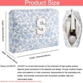 thumbnail image 4 of Bolsa de maquillaje JOVAKIT Alphabet Cosmetic Bag 2 unidades Blue Floral S, 4 of 7