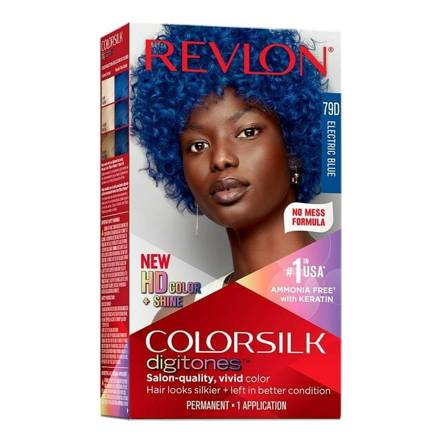 Tinte para cabello Revlon Colorsilk Digitones 79D electric blue