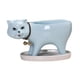 thumbnail image 3 of Maceta con forma de gato, artesanía artística, cactus, decoración del hogar, soporte para bonsái, flor de porcelana Azul, 3 of 9