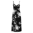 thumbnail image 3 of Puntoco Vestidos Mujer Verano Casual Suelto Sin Mangas Vestidos Sueltos Vestido Estampado Floral Girasol, 3 of 4