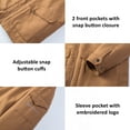 thumbnail image 4 of Alpine Swiss Mens Sherpa Lined Parka Hooded Winter Coat Cargo Utility Jacket, 4 of 7