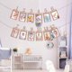 thumbnail image 5 of Guirnalda de Fotos 1er Cumpleaños, Cumpleaños Bebé Foto Banner 1 a 12 Meses, Bebé Hito Foto Cumpleaños Bebé Primera Guirnalda Foto Banner Niños Foto Mensual Prop para Decoración de Fiesta Niñas/Niños, 5 of 5
