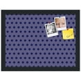 thumbnail image 2 of PinPix 16x12 Custom Cork Bulletin Board Dark Purple Dots Poster Board Has a Fabric Style Canvas Finish, Framed in Dark Purple Dots, by ArtToFrames (PinPix-401), 2 of 6
