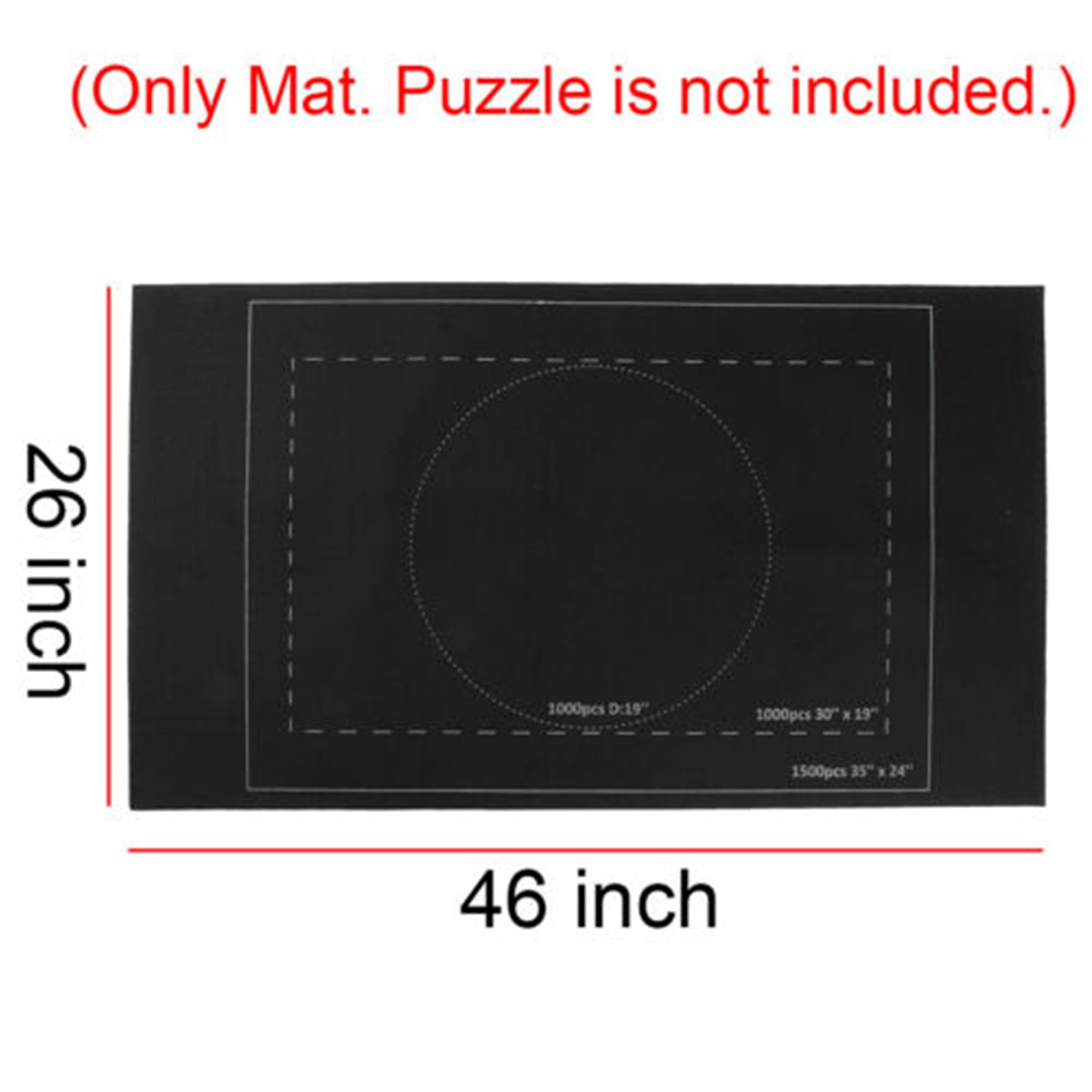 JUMBO JIGSAW PUZZLE FELT ROLL UP STORAGE MAT FOR UP TO 1500 PIECES 