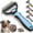 Large Blue, variant on Pet Pro Grooming Tool, Shedding and Dematting, Pet Detangling Comb for Medium To Long Haired Pets