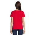 thumbnail image 3 of Time and Tru Women's Cotton V-Neck T-Shirt, 3 of 5