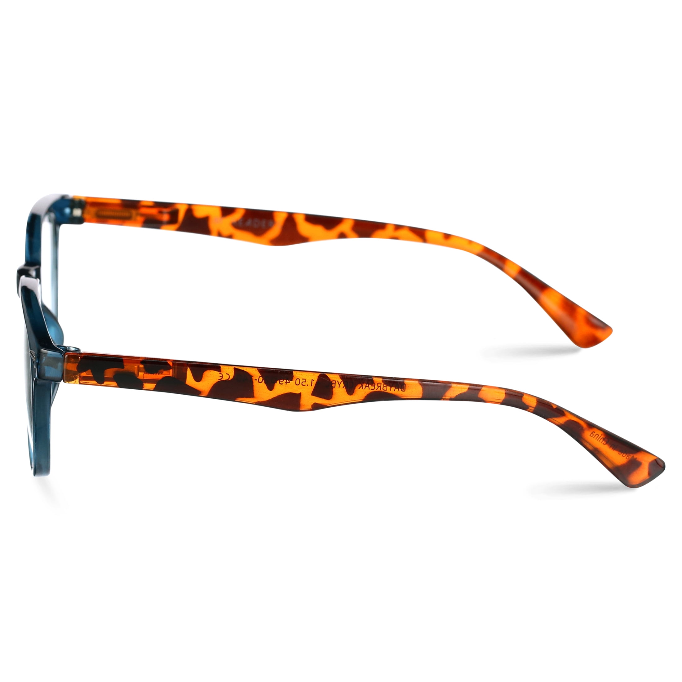 M Readers Innovation Daybreak Crystal Blue +1.50 Reading Glasses with Case
