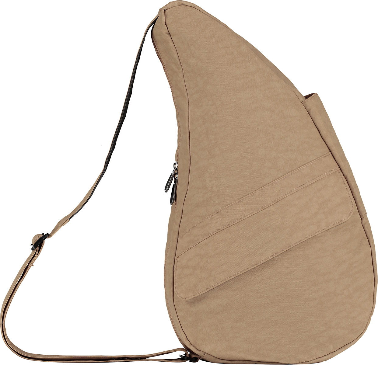 AmeriBag 19" Nylon Crossbody Sling Healthy Back Bag (Taupe)