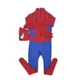 thumbnail image 1 of Disfraz CCVHHDJJ Spiderman para Halloween, rojo, talla 130, 1 of 4